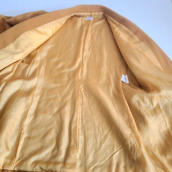 Vintage 1992 Cento x Cento by Iceberg virgin wool made in Italy yellow blazer. - Picture 11 of 16